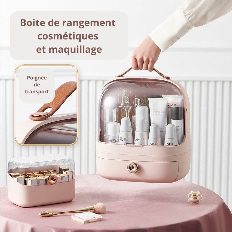 Boite rangement maquillage premium poudre 2 modeles
