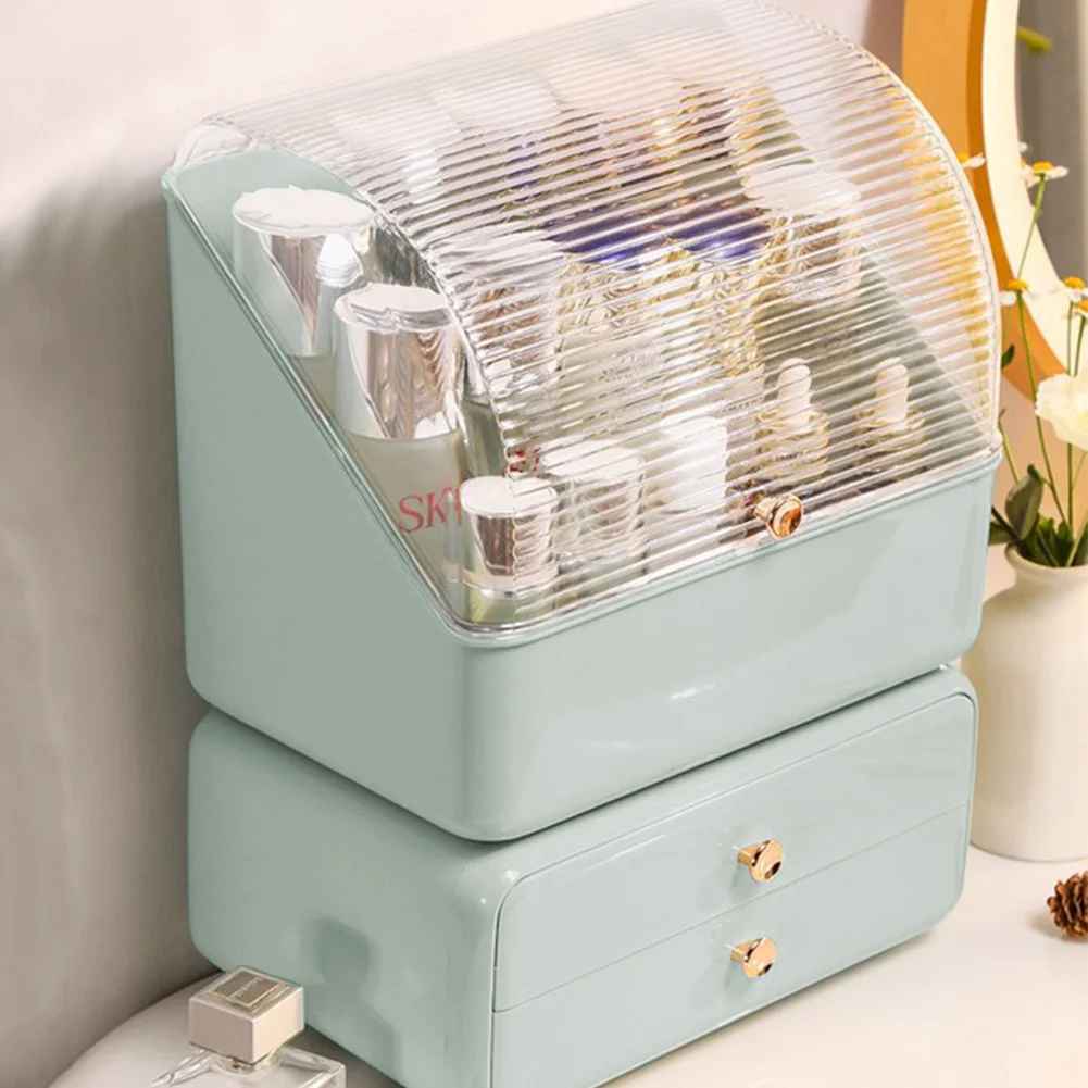 boite rangement maquillage vert demo