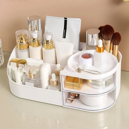 Organisateur maquillage blanc