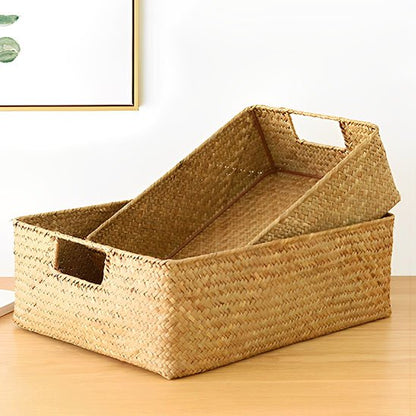 panier de rangement 2 tailles empilées