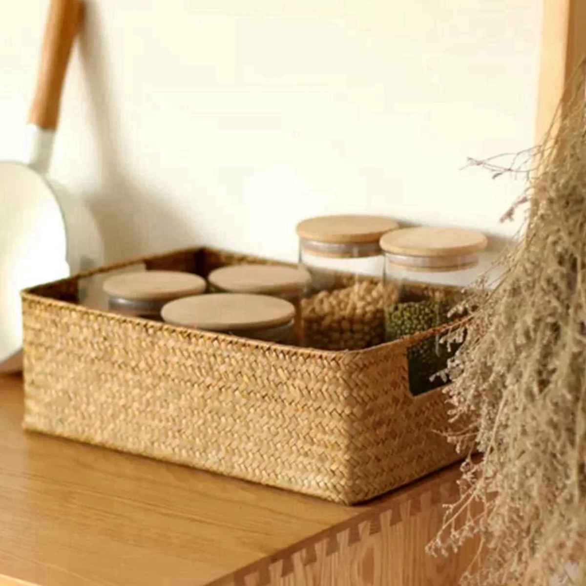 panier de rangement osier cuisine