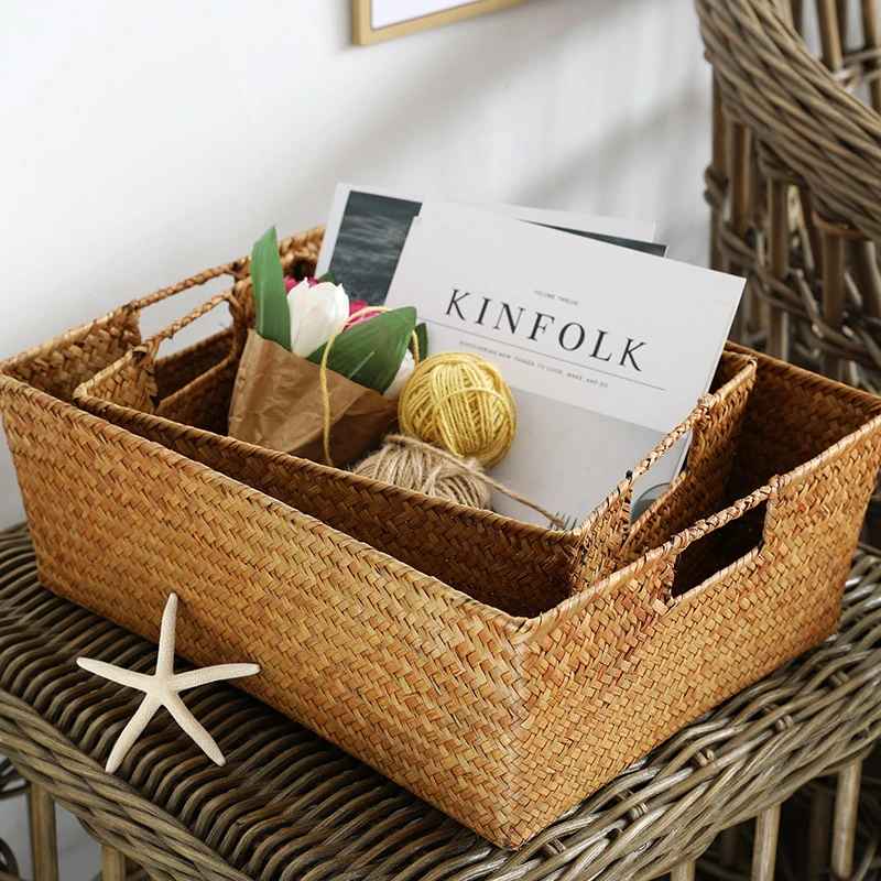 panier de rangement osier objets
