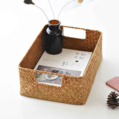 panier de rangement osier vase