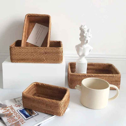 panier en osier salle de bain mise en scene
