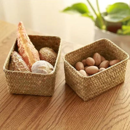 Paniers osier rangement avec pain