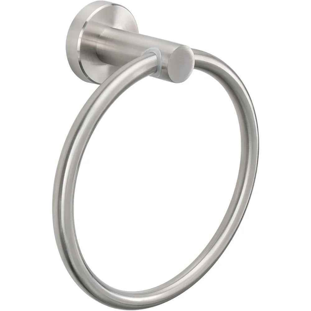 porte serviette anneau acier chrome