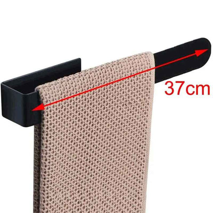 porte serviette noir 37 cm
