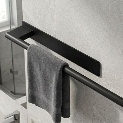 Porte serviette salle de bain noir