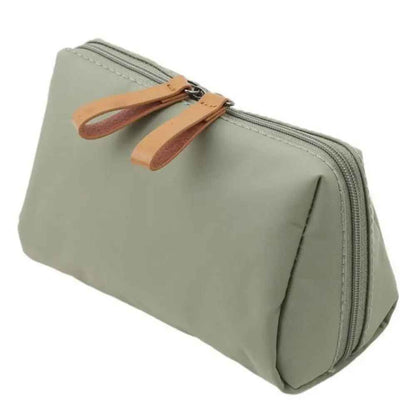 trousse de maquillage pochette verte