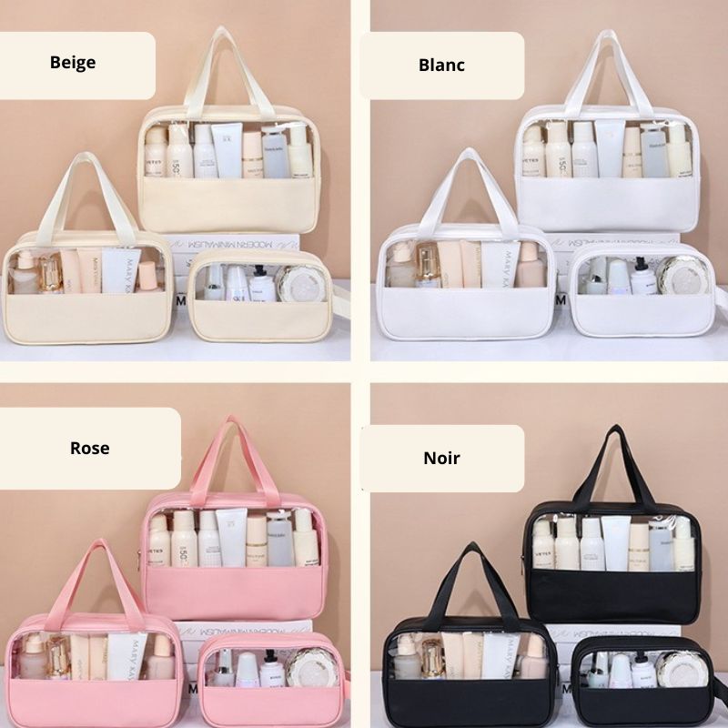 Trousse de toilette assortiment couleurs