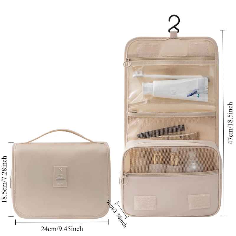 trousse de toilette femme blanc dimensions