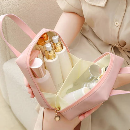 trousse de toilette femme rose