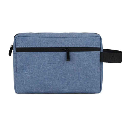 trousse de toilette homme bleu face