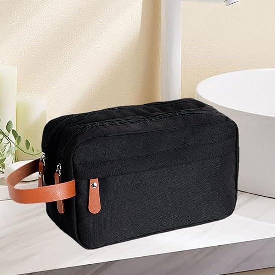 trousse de toilette homme noir