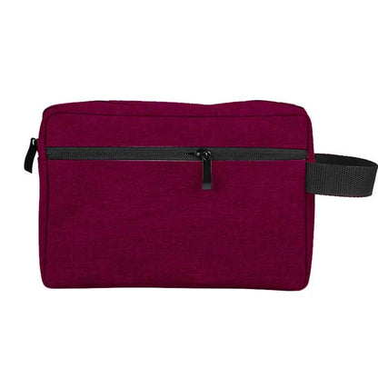 trousse de toilette homme rouge face
