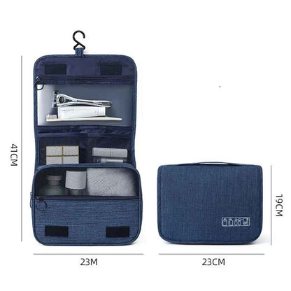 trousse de toilette homme voyage pratique bleue