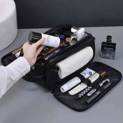 trousse de toilette voyage cotes ouverts