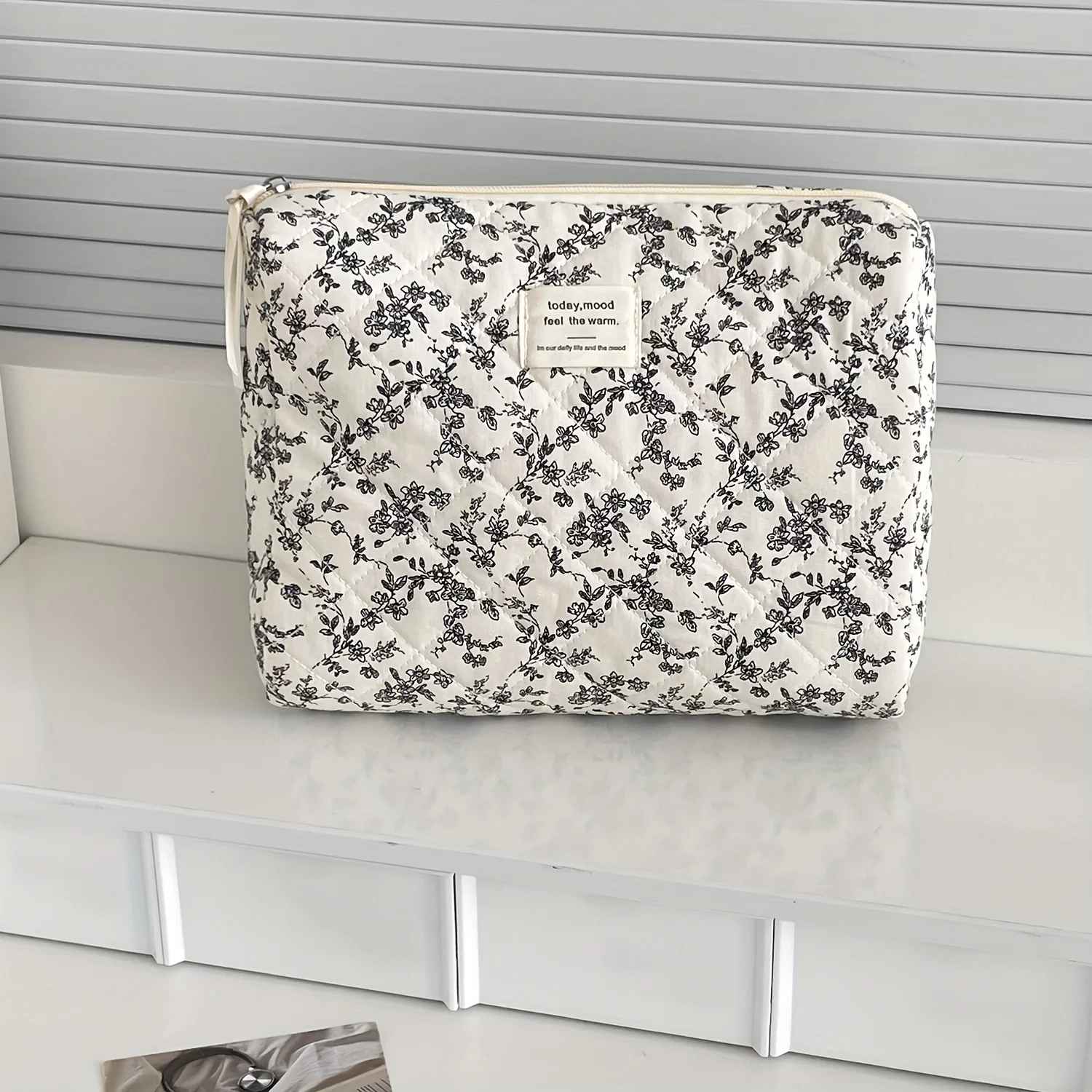 trousses maquillage en coton trousse moyenne