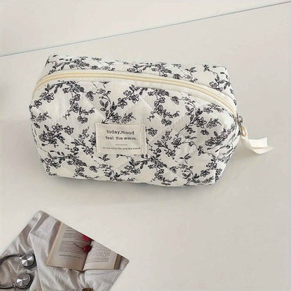 trousses maquillage en coton trousse
